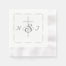 Nuptial Grace Catholic Wedding Paper Napkin Servet