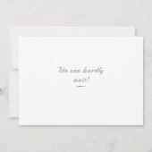 Nuptial Unity Catholic Flat Save the Date Kaart (Achterkant)