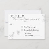 Nuptial Unity Katholieke Huwelijksreactiekaart RSVP Kaartje (Voorkant)