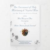 Nuptial Unity Wedding Trifold Wedding Program Drieluik Programma (Cover)