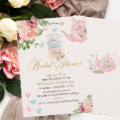 Nuptiale douche high tea Invitation