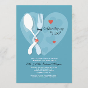 Nuptials Post Wedding Brunch Uitnodiging