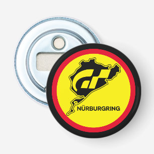 Nurburgring Duitse vlag Duitsland Gran Turismo GT Button Flesopener