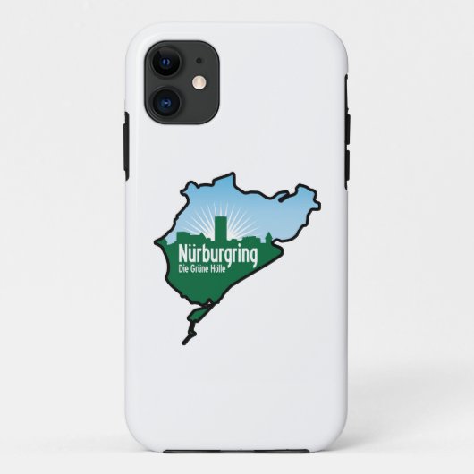 Nurburgring Nordschleife race track, Duitsland Case-Mate iPhone Case (Achterkant)