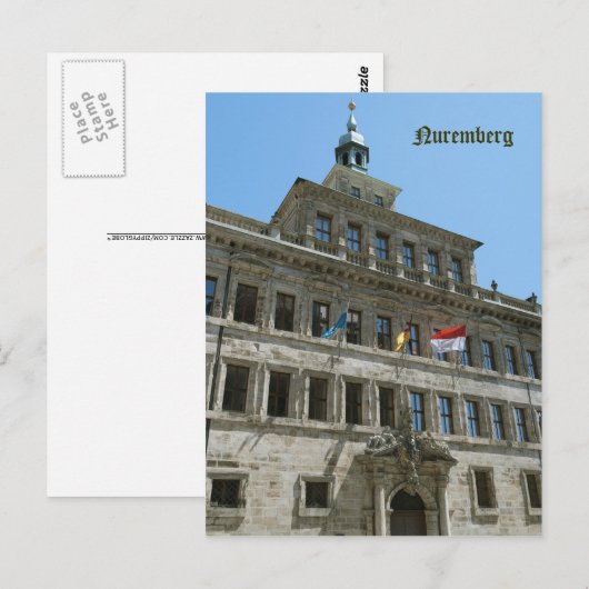 Nuremberg Briefkaart (Voorkant / Achterkant)