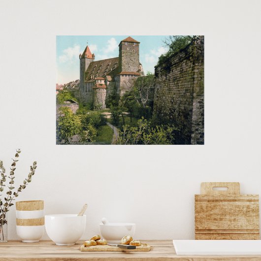 Nuremberg Castle Poster (Keuken)