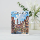 Nuremberg Germany Travel Briefkaart (Staand voorkant)
