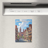 Nuremberg Germany Travel Magneet (Insitu (Vaatwasser))