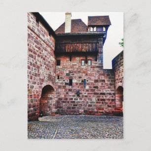 Nuremberg-kasteel Briefkaart