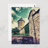 Nuremberg-kasteel Briefkaart (Voorkant / Achterkant)