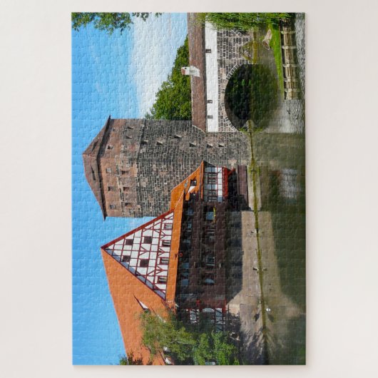 Nuremberg Old Town Germany. Jigzaag Puzzle Legpuzzel (Verticaal)