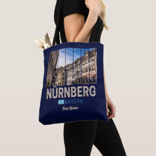 Nuremberg Vintage Beieren Duitsland Souvenir Draagtas