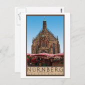 Nürnberg - Frauenkirche Briefkaart (Voorkant / Achterkant)