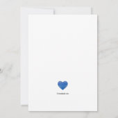 Nurse Afstuderen Blue Invitation Kaart (Achterkant)