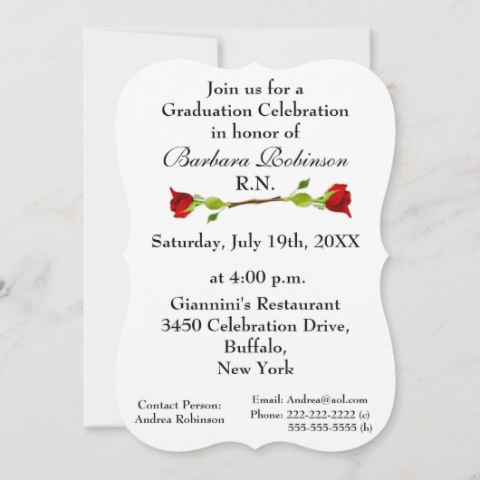 Nurse Afstuderen Celebration-Florence Nightingale Kaart (Achterkant)