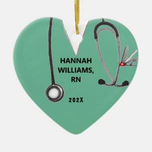 Nurse Afstuderen Foto Keramisch Ornament