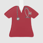 Nurse Afstuderen Gift 2025 Ornament (achterkant)