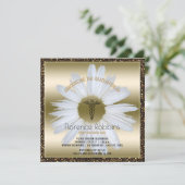 Nurse Afstuderen | Gold Daisy Pinning Ceremonie Kaart (Staand voorkant)