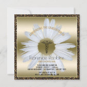 Nurse Afstuderen | Gold Daisy Pinning Ceremonie Kaart (Voorkant)
