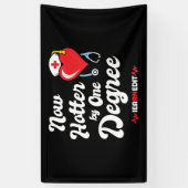 Nurse Afstuderen I verdiend in ingeschreven verple Spandoek (Verticaal)