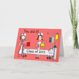 Nurse Afstuderen Kaarten Klasse van 2013