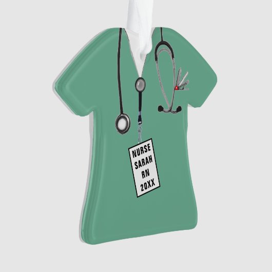 Nurse Afstuderen Keepomwille Ornament (voorkant)
