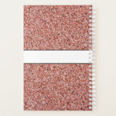 Nurse Afstuderen Medische roze Glitter Naam Planner (Achterkant)