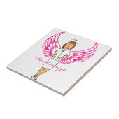 Nurse Angel Wings Thunder_Cove Tegeltje (Zijkant)