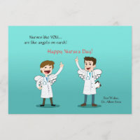 Nurse Angels Nurses Day Kaart