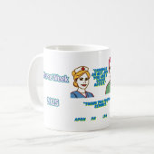 Nurse Appreciation Art Mug Design Koffiemok (Voorkant links)