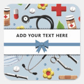 Nurse Appreciation Square Sticker (Voorkant)