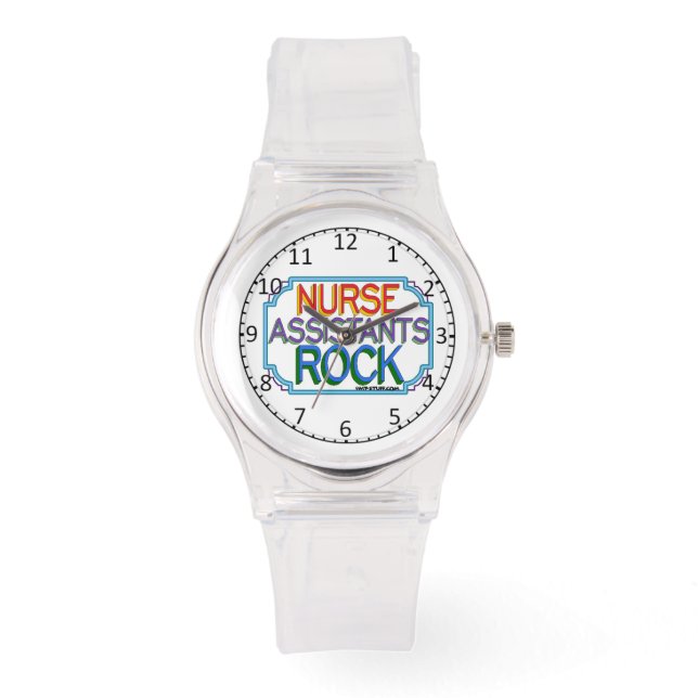 Nurse Assistants Rock Watch Horloge (Voorkant)