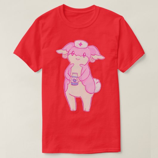 Nurse Audino T-shirt (Design voorkant)