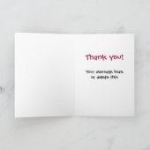 Nurse Big Shot Grappige Waardering Bedankt Card (Binnen)