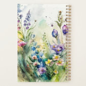 Nurse Boho Chic Wildflower Floral Cottcore Planner (Achterkant)