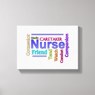 Nurse Canvas Art Afdruk