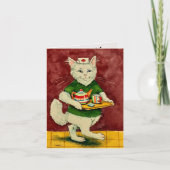Nurse Cat Folded Note Kaart (Voorkant)
