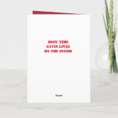 Nurse Christmas-Kaart Feestdagen Kaart (Achterkant)