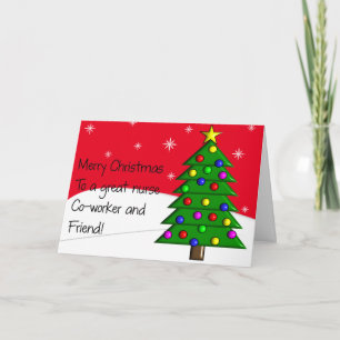 Nurse Christmas-Kaart Feestdagen Kaart