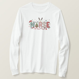 Nurse Christmas Shirt met lange mouwen