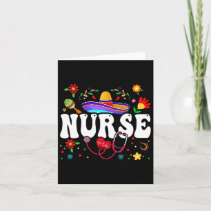 Nurse Cinco De Mayo Mexican Kaart