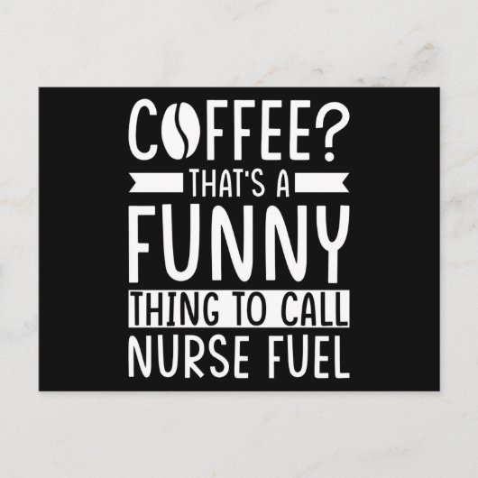 Nurse Coffee Gift Briefkaart (Voorkant)
