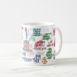 Nurse Daily Affirmation Inspirerend Nursing RT Koffiemok