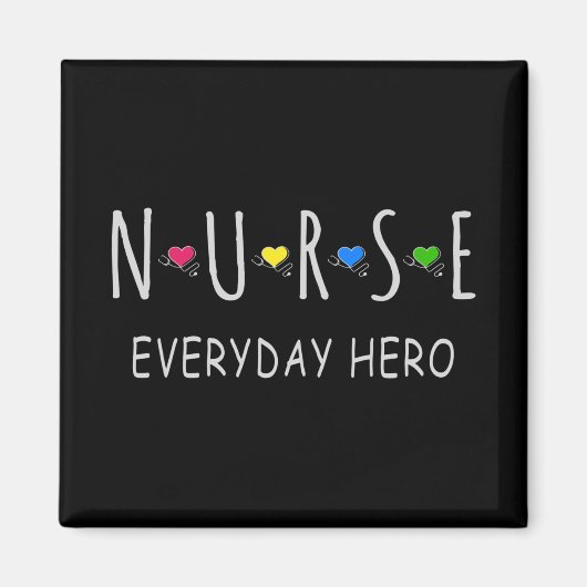 Nurse Day Hero Magneet (Voorkant)