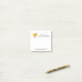 Nurse Doctor Medical caduceus symbool goud wit Post-it® Notes (Op bureau)