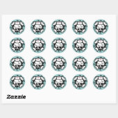 Nurse dolly Splat Ronde Sticker (Vel)
