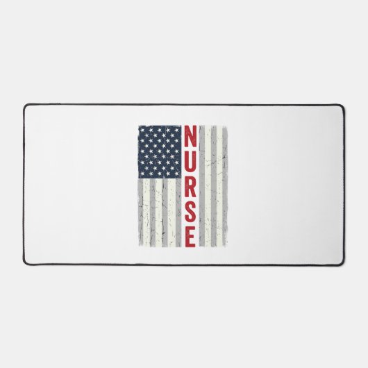 Nurse Drapeau Américain Vintage Gravure Design de (Recto)
