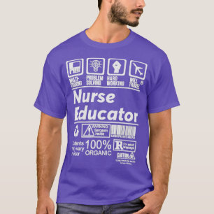 NURSE EDUCATOR OPLOSSEN PROBLEMEN ONTWERP T-SHIRT