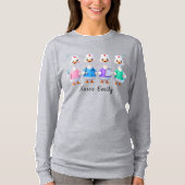 Nurse Emily Long Sleeve Gray Goose T-Shirt (Devant)