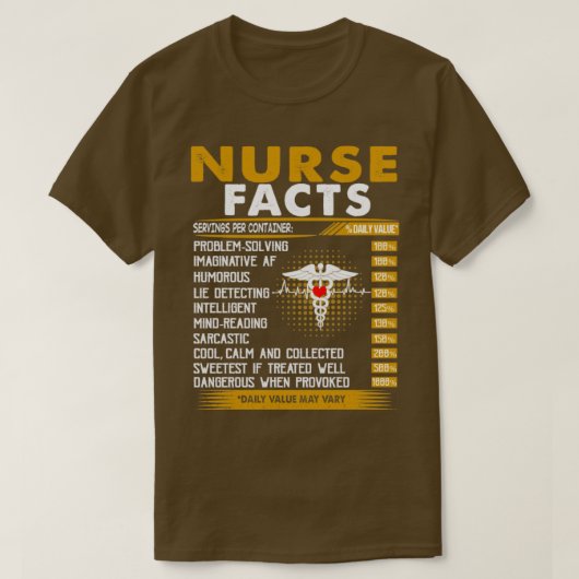 Nurse Fact T-shirt (Design voorkant)